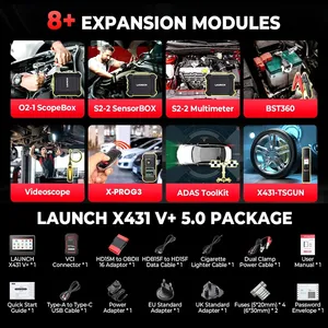 Launch X431 PRO3 V+ 5.0, machine de diagnostic automobile OBD2, outil de diagnostic de véhicule pour toutes les voitures - Product Image 5