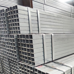 Youfa nhúng nóng mạ kẽm ống thép vuông 75x75 đường kính lớn erw ống vuông cán nóng gi phần rỗng - Product Image 5