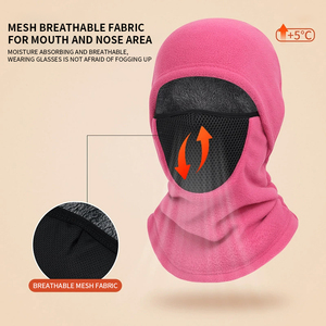Masque de ski pour hommes <span class=keywords><strong>cagoule</strong></span> en maille coupe-vent thermique cache-cou pour cyclisme masque complet masque de <span class=keywords><strong>moto</strong></span> doublure de casque - Product Image 4