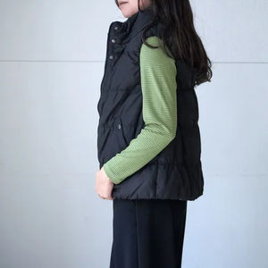 Chaleco de poliéster con cuello alto y cremallera, diseño nuevo, estampado de camuflaje invernal, para mujer - Product Image 6