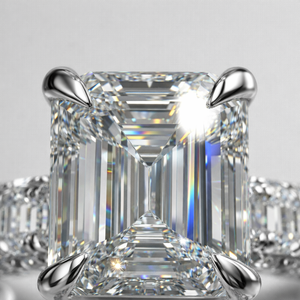 Anillo de platino con diamantes de primera calidad para mujer, con estilo clásico y elegante, accesorio de joyería fina para compromiso y boda - Product Image 6