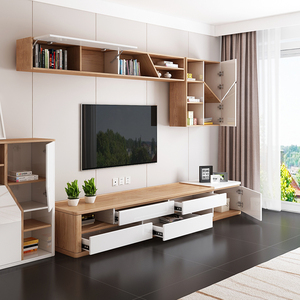 Su misura Moderno <span class=keywords><strong>Rettangolare</strong></span> di MDF PORTA TV Set Mobili <span class=keywords><strong>Soggiorno</strong></span> - Product Image 1