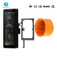 Panneau de contrôle intelligent pour la maison July Hot RK3576 Octa-Core Android 14, écran tactile métallique de 5,5 pouces avec NPU 6TOPS pour l'automatisation IA et l'IBMS