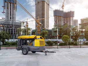 Atlas X-Air 600cfm 17bar Compresseur d'air mobile à moteur Cummins pour l'exploitation minière 80mm Petit appareil de forage DTH Élimination de la rouille des métaux - Product Image 4