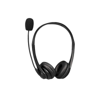 Harga Grosir Headphone ANC Berkabel dengan Peredam Kebisingan 18-20dB, Tahan Air IPX-3, Dilengkapi Mic untuk Call Center/Pendidikan