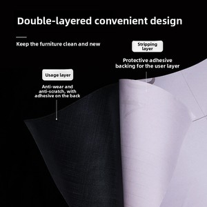 Pellicola Protettiva Autoadesiva Ecologica Xuanmei per Mobili, Adesivo Trasparente Ignifugo per Decorazione <span class=keywords><strong>Porte</strong></span> e Armadi - Product Image 5