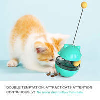 Animal Chat Accessoires Tumbler Balle Jouet Interactif Mouvement Plastique Nourriture Friandise Distributeur Bâton Jouet Chat
