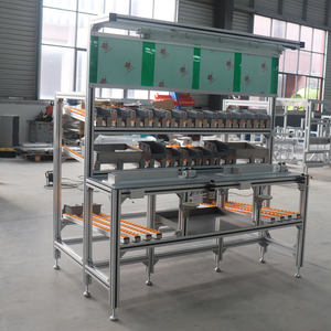 Banco da Lavoro per Linea di Produzione Industriale con Profilo <span class=keywords><strong>in</strong></span> <span class=keywords><strong>Alluminio</strong></span> Estruso 4040, Scaffali a Flusso e Stazione di Lavoro - Product Image 6