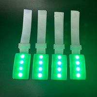 Bracelet lumineux en silicone contrôlé par Wifi LED Bracelet lumineux à LED DMX pour concert et fête