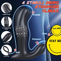 Vibrateur anal électrique étanche télécommandé pour hommes, masseur de prostate