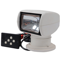 Projecteur de bateau 12V 24V, fournitures marines, télécommande sans fil, étanche, projecteur de recherche maritime