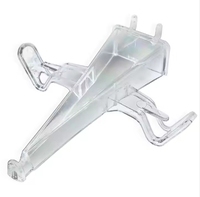 Supports d'affichage de lunettes ouverts en plastique transparent pour les affichages de produits optiques et le stockage de lunettes de soleil Slatwall