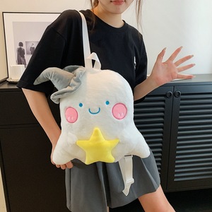 Cadılar bayramı karikatür küçük <span class=keywords><strong>Jack</strong></span> iskelet peluş sırt çantası çift omuz Crossbody çanta aile hediyeler - Product Image 3