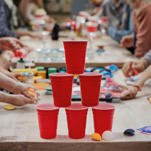 Tùy chỉnh 12oz 16oz 18OZ dùng một lần đôi tường PP ly lục giác PET/PS/nhựa cho bia Pong trò chơi Đảng màu <span class=keywords><strong>s</strong></span>ắc khác nhau - Product Image 3