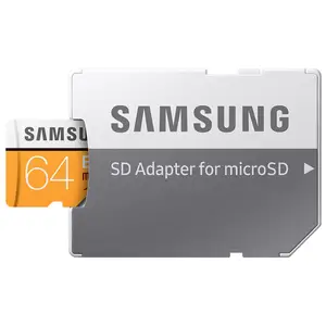 Kartu Memori Samsung 64G 100% Gb, Kartu Sd Mikro 32G 128Gb Tf Kelas 10 untuk Ponsel 256 Asli