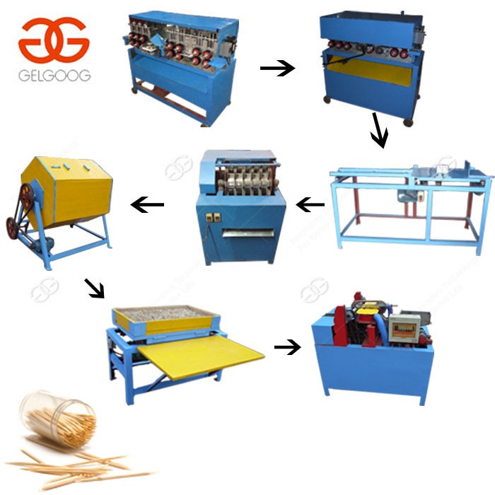 Небольшая машина для формирования зубочисток с хорошей производительностью, завод по производству бамбуковых палочек, оборудование для линии производства зубочисток