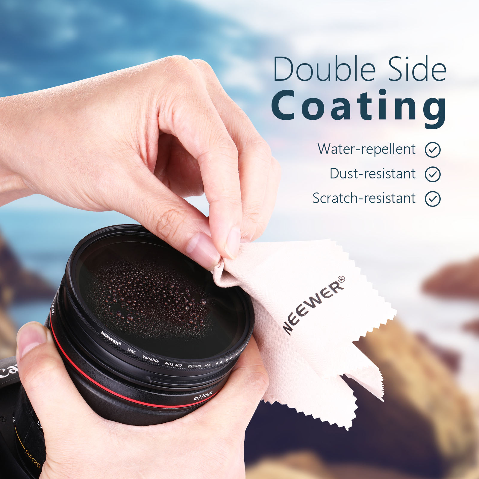 Sigma 100-400 Nikon Filtro ND Fader Slim 55mm Da ND2 A ND400 - Nuovo Per Fotografia E Video Dahua Full Color - Foto 6