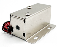 Verrou de contrôle électrique miniature 12 V CC en gros, ensemble de loquet à languette, verrou à solénoïde sans clé pour tiroir de classeur et porte