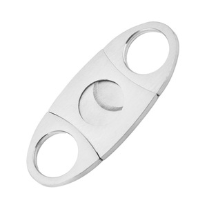 JOFI Stainless Steel Double Blade Cigar <b>Cutter</b> Round Shape Factory Wholesale - Product Image 1