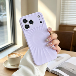 เคสโทรศัพท์ซิลิโคนลายดวงอาทิตย์รุ่นใหม่ S139 สำหรับ iPhone 16 17 18 Pro Max ป้องกันแรงกระแทก - Product Image 1