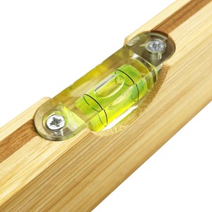 Ouvre-bouteille en bois avec niveau intégré, design plat 2 en 1, couleur naturelle, noyau en acier inoxydable, pour usage domestique - Product Image 3
