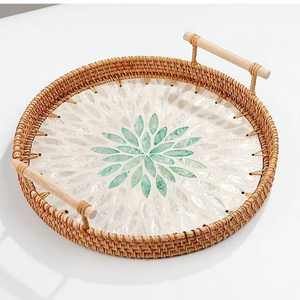 ตะกร้าและถาดงานสานด้วยมือของ Vfarmex Vietnam - Product Image 1