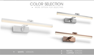 โคมไฟติดผนัง LED สีขาวมินิมอล 3500K แสงวอร์มไวท์ สำหรับห้องน้ำ ตัวโคมพลาสติก ควบคุมด้วยสวิตช์ 120lm/w ผลิตที่จงซาน - Product Image 5