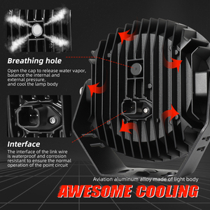 พลังงานสูง 1250M E-Marked กันชนรถ 7 นิ้ว Led, Sliver รถบรรทุกออฟโร้ด 4WD 7 นิ้วรถ Led สปอตไลท์ 4x4 - Product Image 4