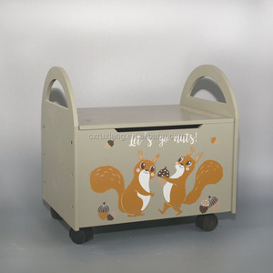 Giá rẻ đáng yêu trẻ em Đồ chơi bằng gỗ bin lưu trữ tổ chức hộp - Product Image 2