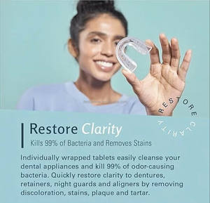Excellente qualité nettoyage en profondeur haleine fraîche doux et non irritant orthèse dentaire tablette de prothèse dentaire - Product Image 5