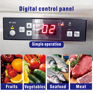 Commercial Freezer Under Counter Chiller Stainless Steel Counter Top Work Table Refrigerator - Product Image 5