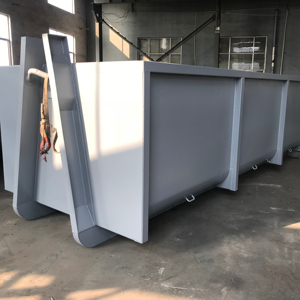 10 M3- 30 M3 후크 리프트 빈 트럭 스크랩 롤 오프 쓰레기통 건설 폐기물 재활용 용 스킵 빈 산업 폐기물 - Product Image 1