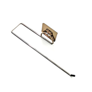 Simple <b>bathroom</b> towel rack, multi-functional storage rack, no-drill stainless steel single-buckle toilet paper holder, <b>kitchen</b> - Product Image 5
