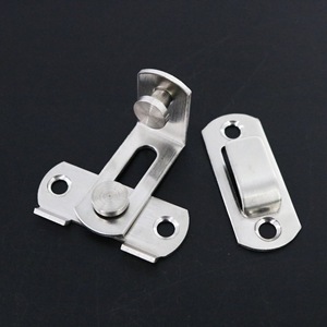 Stainless Steel Door Latch 180 Degree <b>Large</b> Size 83g Thickness 1.8mm For Door Window Security Lock - Product Image 3