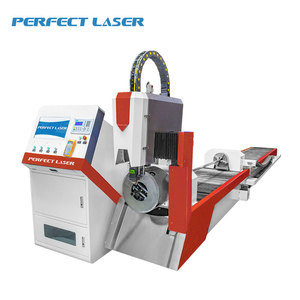 Machine de découpe laser CNC à fibre optique parfaite, découpeuse laser automatique de tubes métalliques pour tubes ronds et carrés en acier - Product Image 1