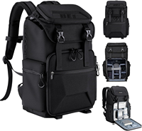 Kamera rucksack, Hartschalen-Kamera tasche mit 15,6-Zoll-Laptopfach und Stativ ständer und Fotografie-Rucksack mit großer Kapazität
