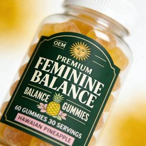 Gummies OEM/ODM Équilibre Féminin pour Femmes : Supplément de Magnésium et Canneberge pour l'Humeur et les Crampes Menstruelles (Adultes) - Product Image 2
