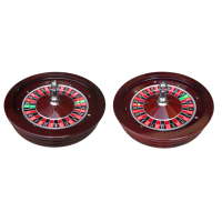 Casino-Zubehör Poker-Spieltisch 32 Zoll Roulette-Rad Hochwertiges Massivholz-Roulette-Rad für Casino-Spiele
