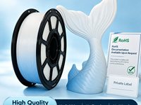 Filament PLA photochromique Yiqiu3D 1,75 mm, changement de couleur UV bleu, violet, rouge, pour imprimante 3D Bambu Lab