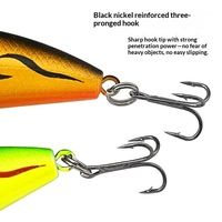 Leurre Micro-Wobble Minnow Crankbait, Appât Artificiel Dur 5cm 5g, Style Chubby, Poisson Réaliste en Plastique, Hameçons – Vente en Gros