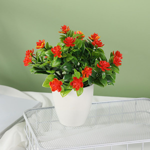 Nuovo prodotto artificiale piante in vaso 4 pz Mini fiore finto per piante <span class=keywords><strong>succulente</strong></span> per soggiorno decorazione ufficio - Product Image 2