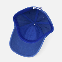 Gorra de Papá Bordada de Perfil Bajo de 6 Paneles, Sin Estructura, de Sarga de Algodón 100% Lavado, con Visera Curva y Hebilla Metálica, Calidad Premium de Fábrica