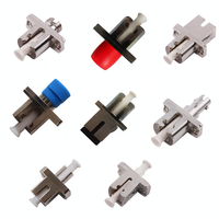 Adaptateur à bride monomode à quatre fibres optiques ST/SC/FC/LC APC de haute qualité pour FTTH