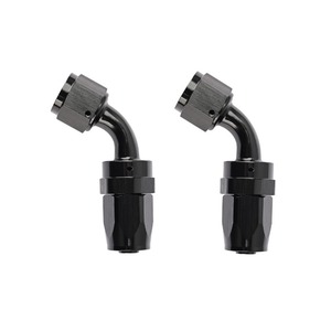 Adaptador de Enfriamiento de Aceite Haofa AN4-60 AN6-60 AN8-60 AN10-60 AN12-60 AN16-60 AN20-60 de 60 Grados, Aleación de Aluminio, Negro - Product Image 1