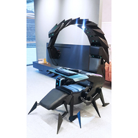 Meubles de bureau à domicile de luxe chauds zéro gravité en gros ordinateur Cluvens chaise de jeu chaise scorpion pour 3 ou 5 moniteurs