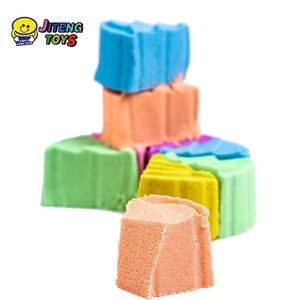 JITENG Set di Sabbia Magica Spaziale Fai-da-Te con Stampi di Animali Marini, Sabbia Colorata Sensoriale Cinetica e Argilla Morbida - Product Image 4