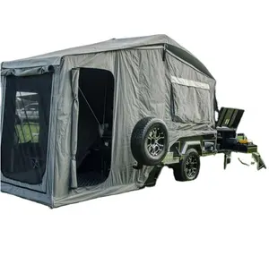 <span class=keywords><strong>Tente</strong></span> de camping pliable, imperméable, <span class=keywords><strong>avec</strong></span> kit intégré, pour camion, <span class=keywords><strong>remorque</strong></span>, camping-car - Product Image 5