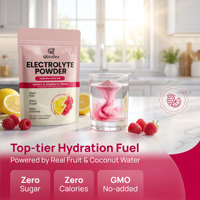 Poudre d'électrolytes Qbioflex OEM/ODM, mélange de boissons électrolytiques et d'hydratation sans calories pour adultes