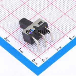 SS-12D06-G090 Slide Switch Through hole,12.7x6.6x6.4mm Switch Single Pole Double Throw Rectangle Pin Header PC Pin 12.7mm - Product Image 2