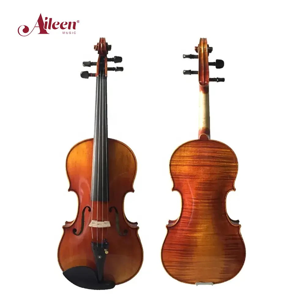 Hohe qualität fortgeschrittene violine, antiken stil violine reichen ton( vh550z)